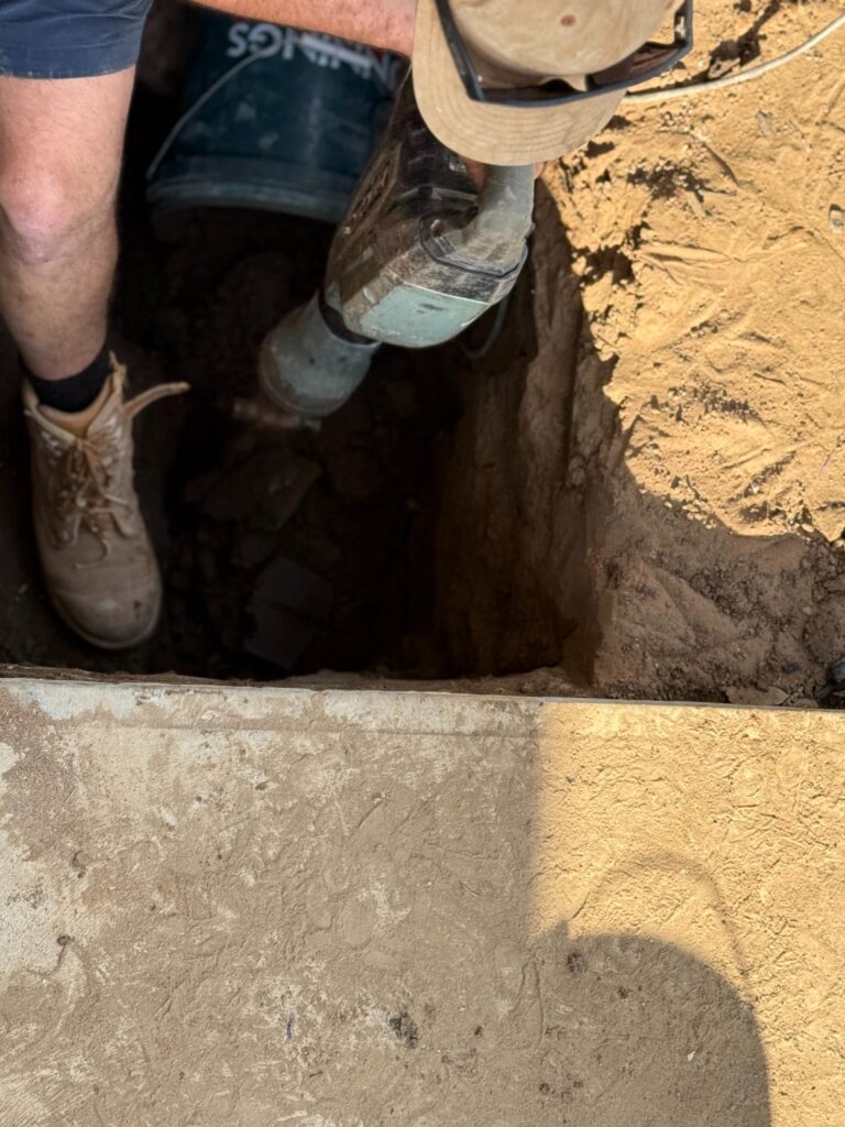 Foundation repairs in Burnside